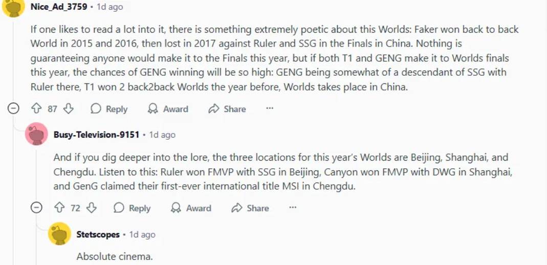 LOL外网热议，S15在中国举办，Faker受魔咒困扰，GEN拿到夺冠剧本