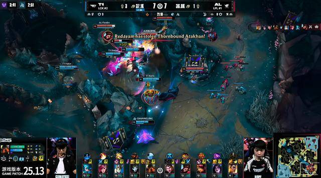 LOL-MSI:Oner蝎子节奏完美主导决胜局,T1 3-2击败AL挺进决赛